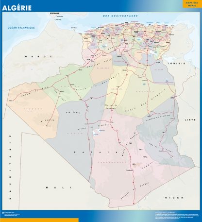 Mapa Argelia