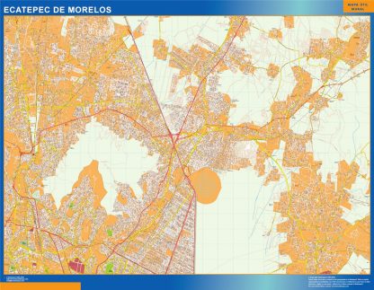 Mapa Ecatepec De Morelos en Mexico