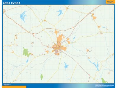 Mapa Evora área urbana 2