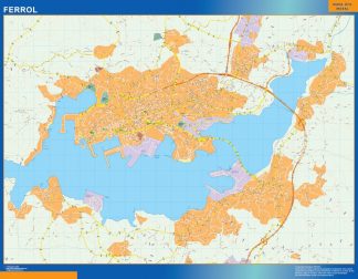 Mapa Ferrol callejero