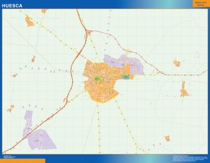 Mapa Huesca callejero