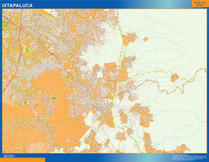 Mapa Ixtapaluca en Mexico