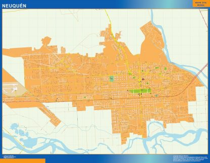 Mapa Neuquen en Argentina