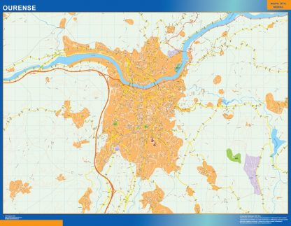 Mapa Ourense callejero