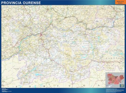 Mapa Provincia Ourense