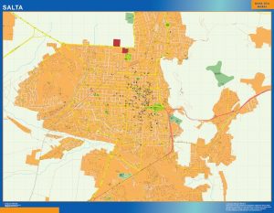 Mapa Salta en Argentina