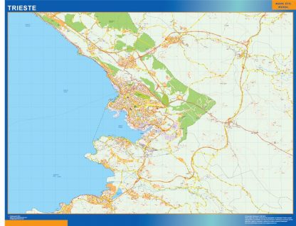 Mapa Trieste