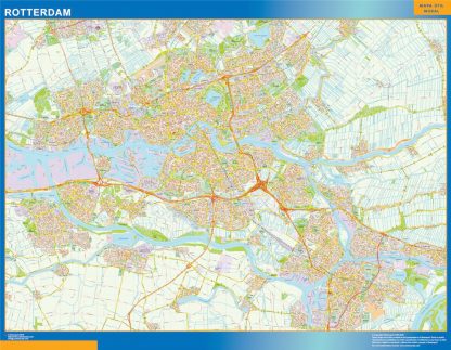 Mapa de Rotterdam