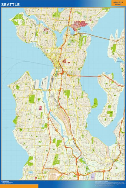 Mapa de Seattle